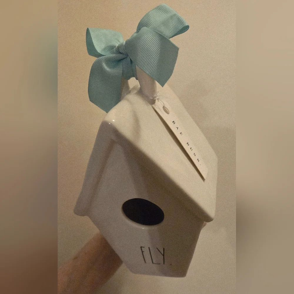 Rae Dunn Cream Birdhouse